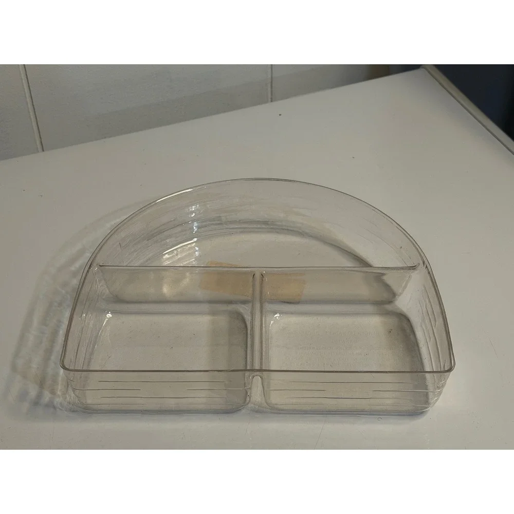 VTG Longaberger Basket Protector Clear Collector Harmony #1 Top Divided 43362‎